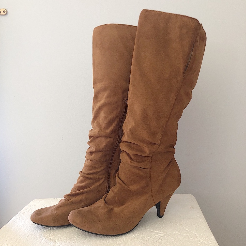 Brown Heeled Boots